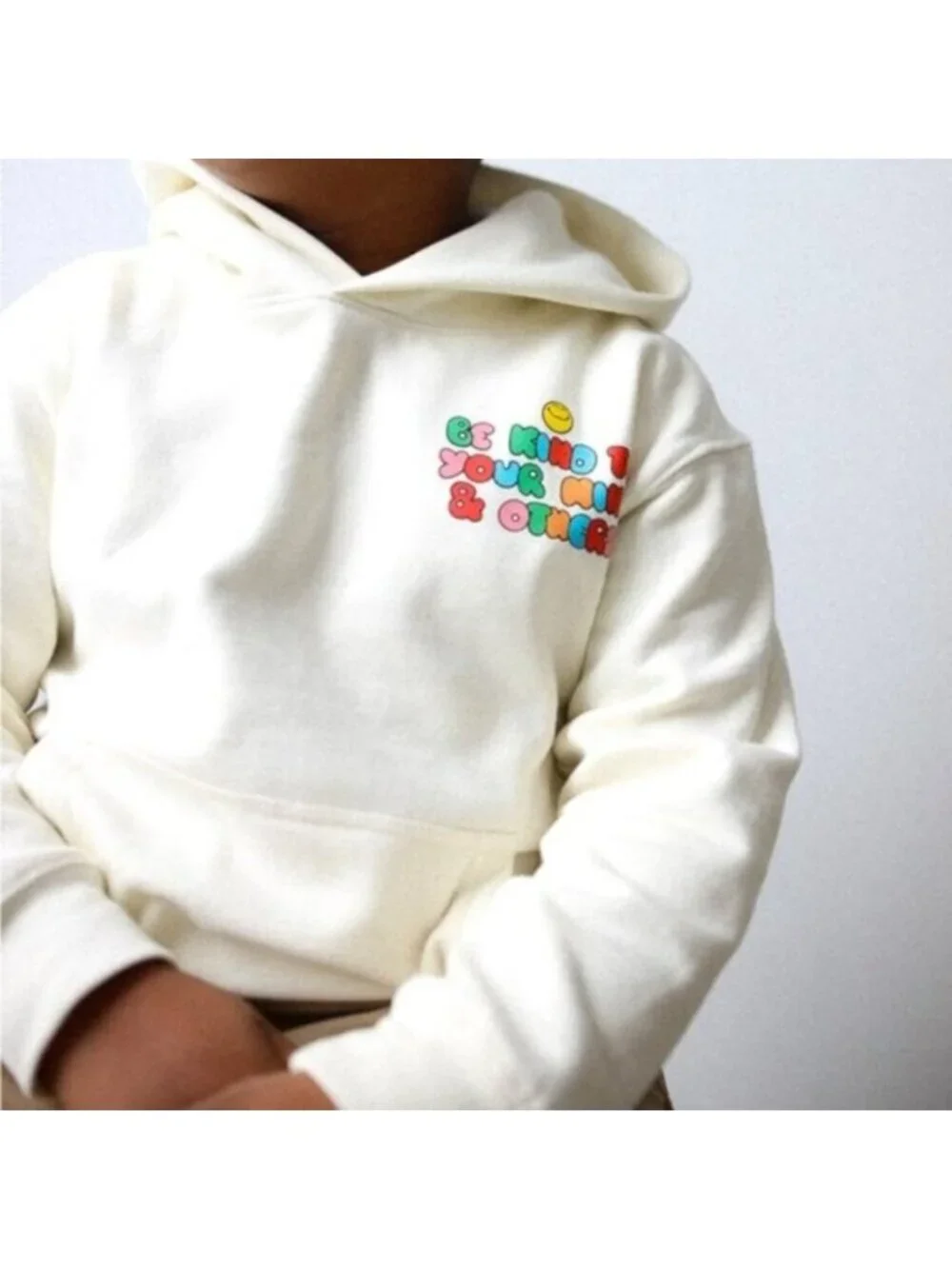 P/C x SmileyWorld Youth Be Kind To Your Mind Peace Print Hoodie Size Large